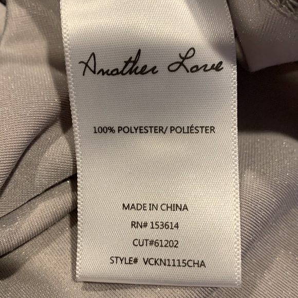 Long brushed velvet top with rolled knot front - Picture 5 of 6